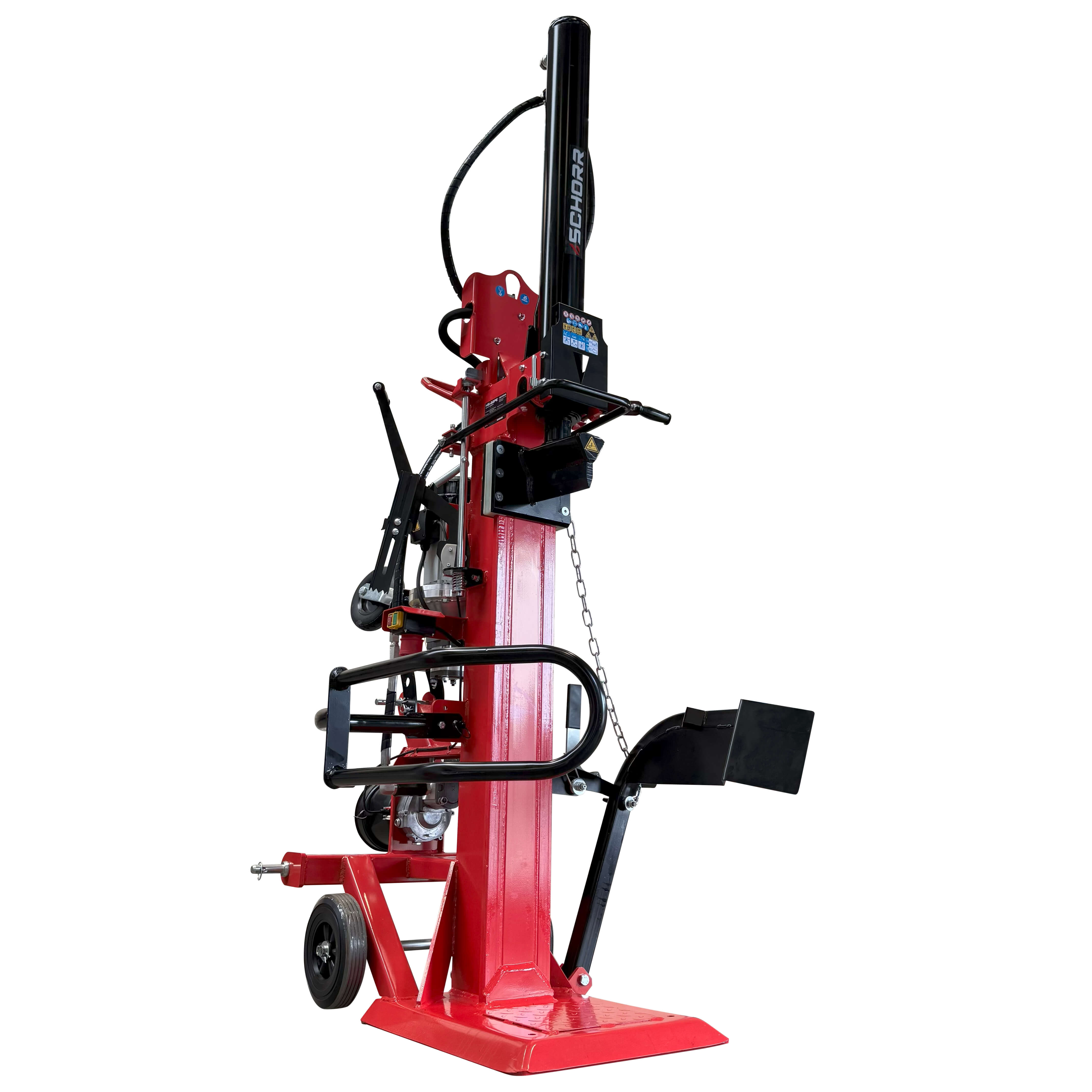 SCHORR Holzspalter 22t HS-22PE PRO Zapfwelle + Elektro 400V Spalter stehend inkl. Stammheber
