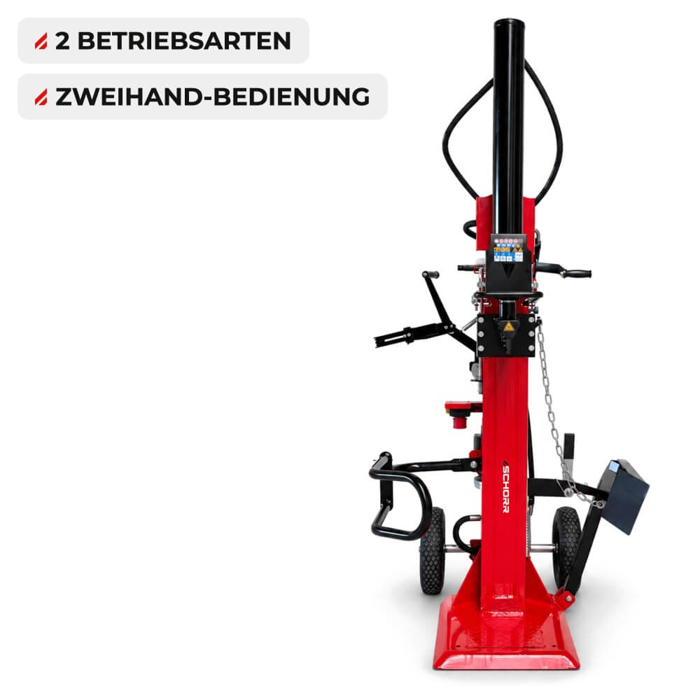 SCHORR Holzspalter 22t HS-22E PRO Elektro 400V Spalter stehend inkl. Stammheber