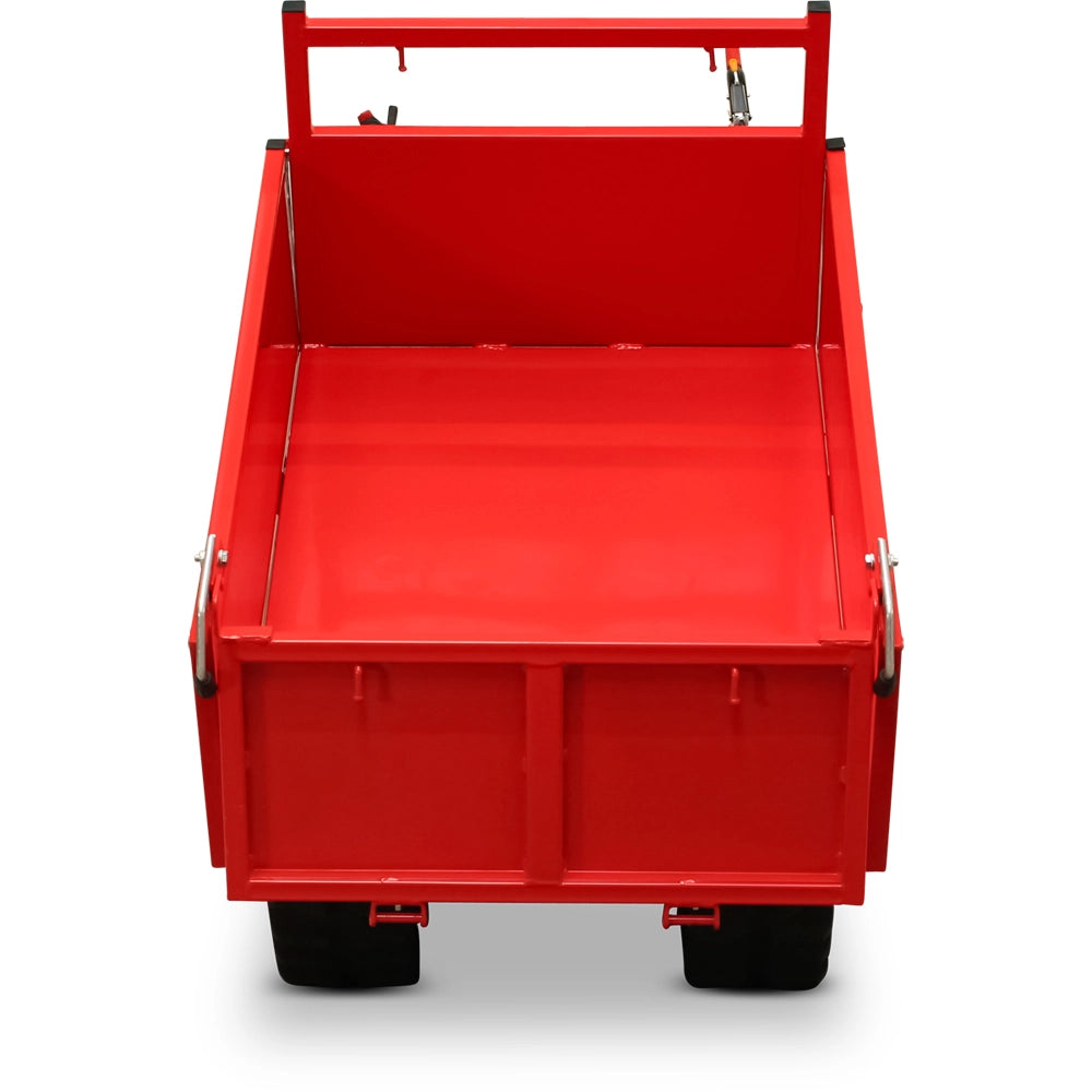 SCHORR Minidumper RR500DHKB2 PRO 500kg Kiste mit Kipphydraulik und Mitfahrplattform 9,2 PS Motor Raupendumper