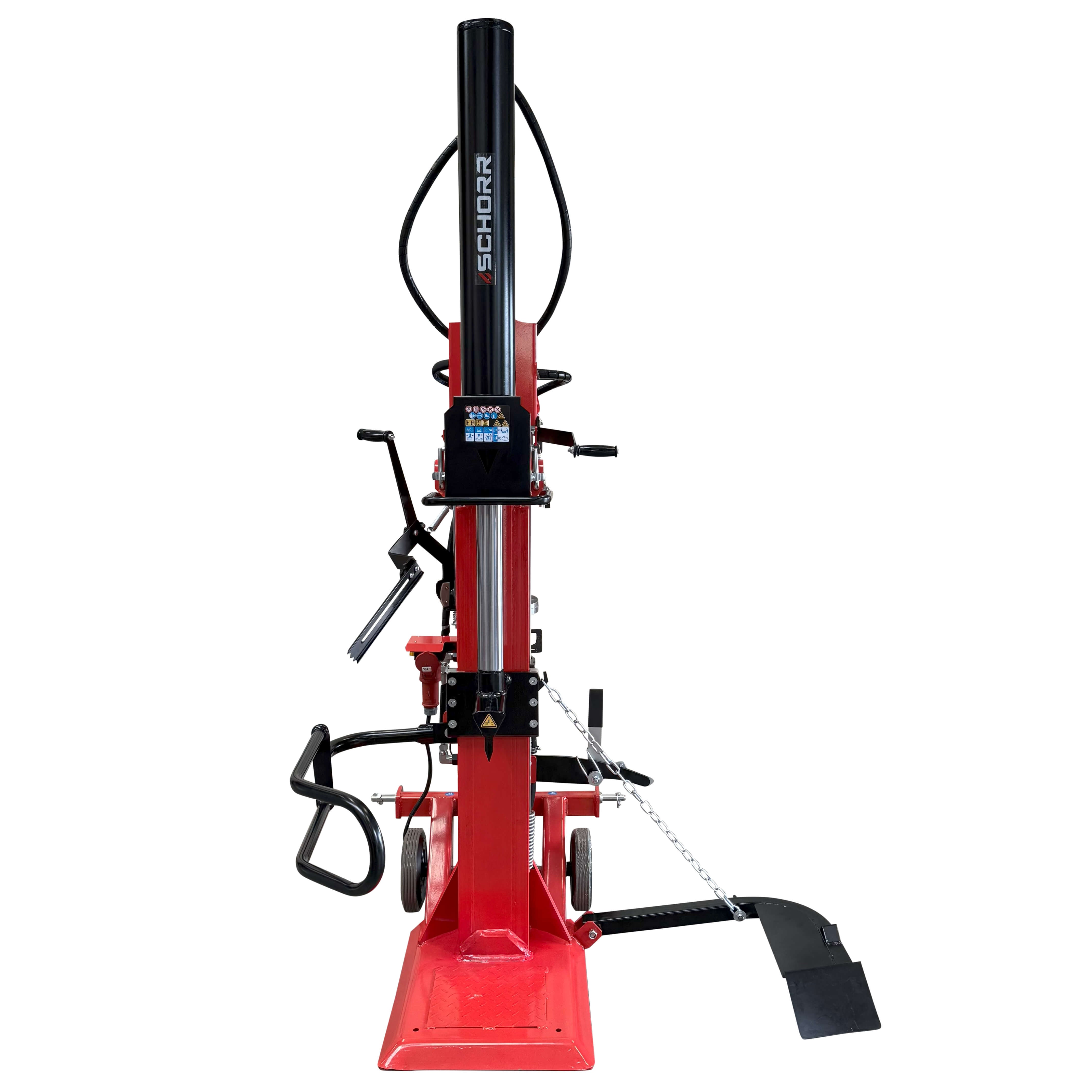 SCHORR Holzspalter 22t HS-22PE PRO Zapfwelle + Elektro 400V Spalter stehend inkl. Stammheber