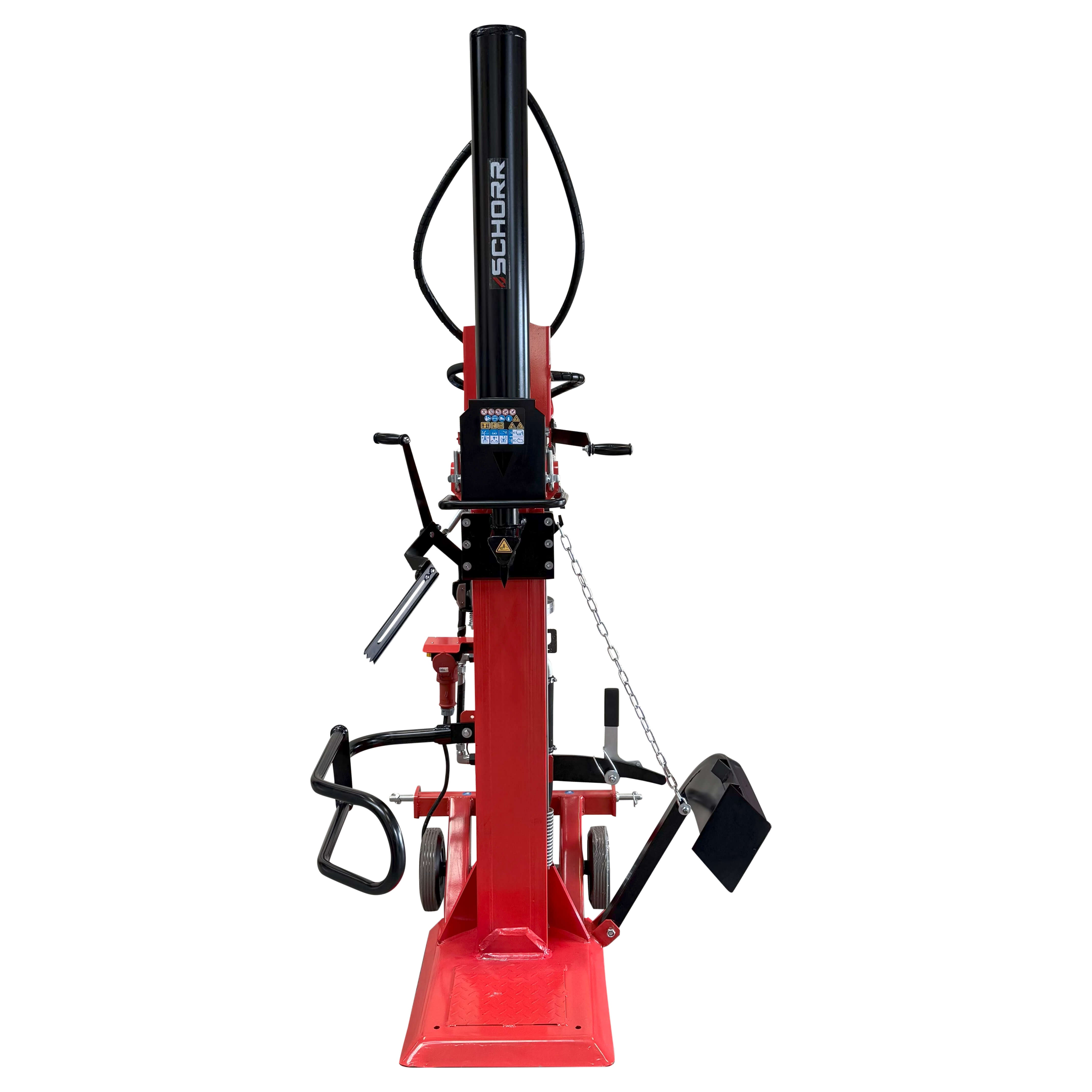 SCHORR Holzspalter 22t HS-22PE PRO Zapfwelle + Elektro 400V Spalter stehend inkl. Stammheber