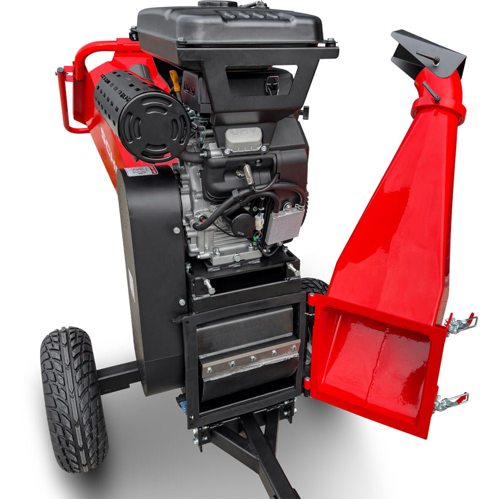 SCHORR Häcksler RR200THX PRO 200mm Holzhäcksler Schredder 764ccm 25PS E-Start