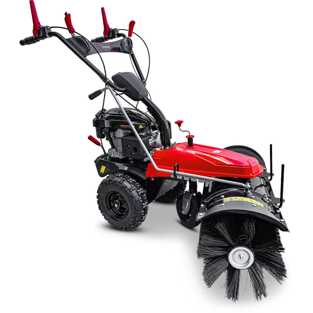 SCHORR RR1000KB Motorbesen inkl. Schneeschild und Auffangbehälter Kehrmaschine Benzin