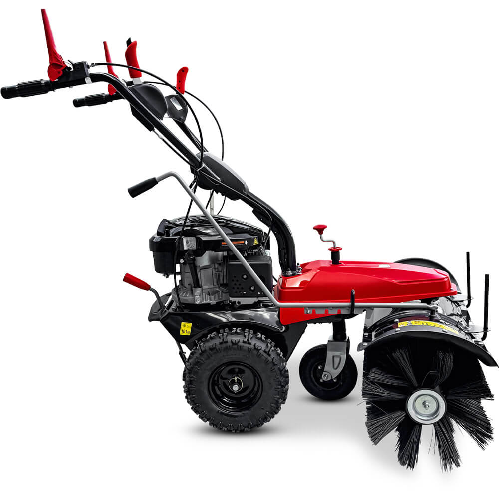 SCHORR RR1000KB Motorbesen inkl. Schneeschild und Auffangbehälter Kehrmaschine Benzin