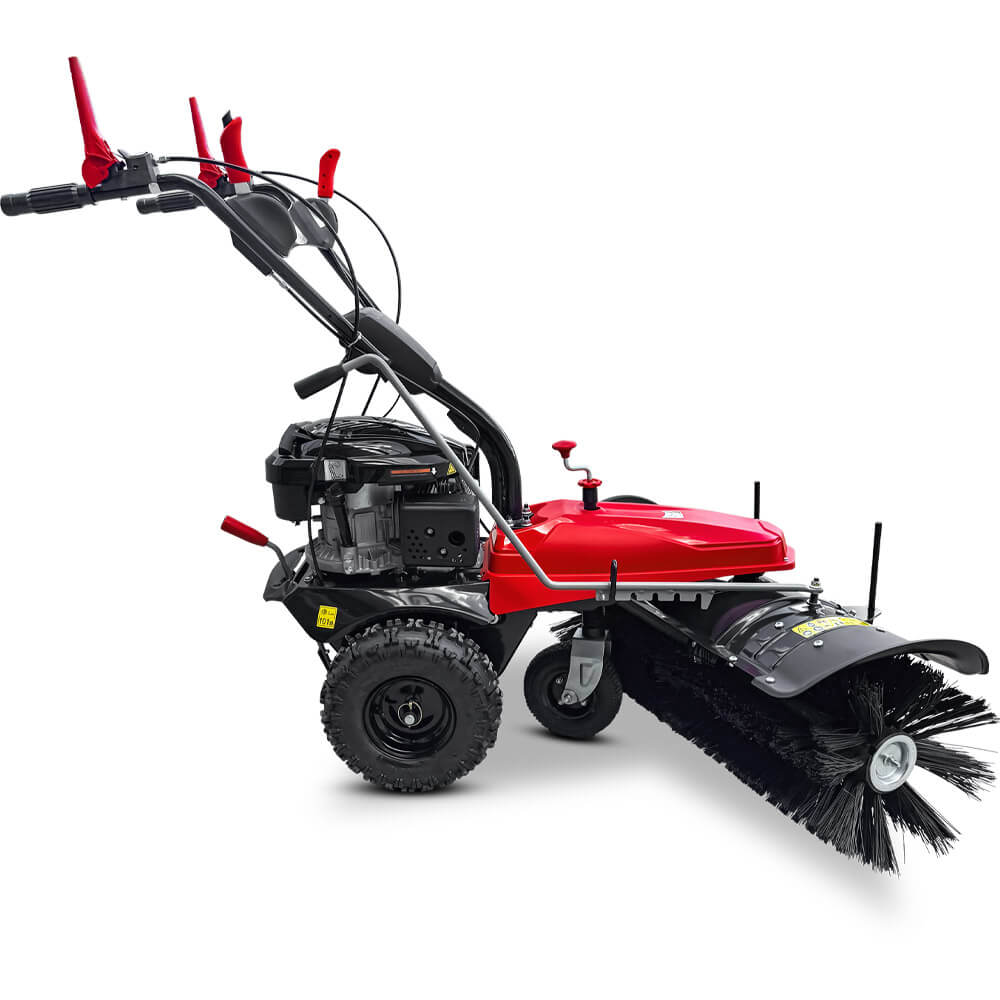 SCHORR RR1000KB Motorbesen inkl. Schneeschild und Auffangbehälter Kehrmaschine Benzin