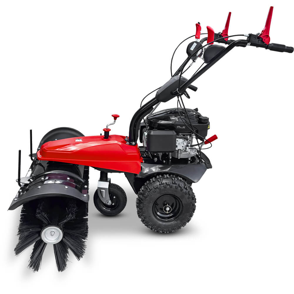 SCHORR RR1000KB Motorbesen inkl. Schneeschild und Auffangbehälter Kehrmaschine Benzin