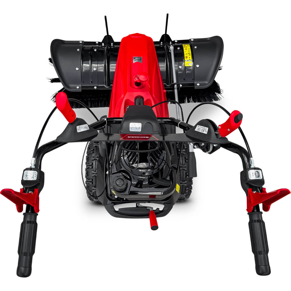 SCHORR RR1000KB Motorbesen inkl. Schneeschild und Auffangbehälter Kehrmaschine Benzin