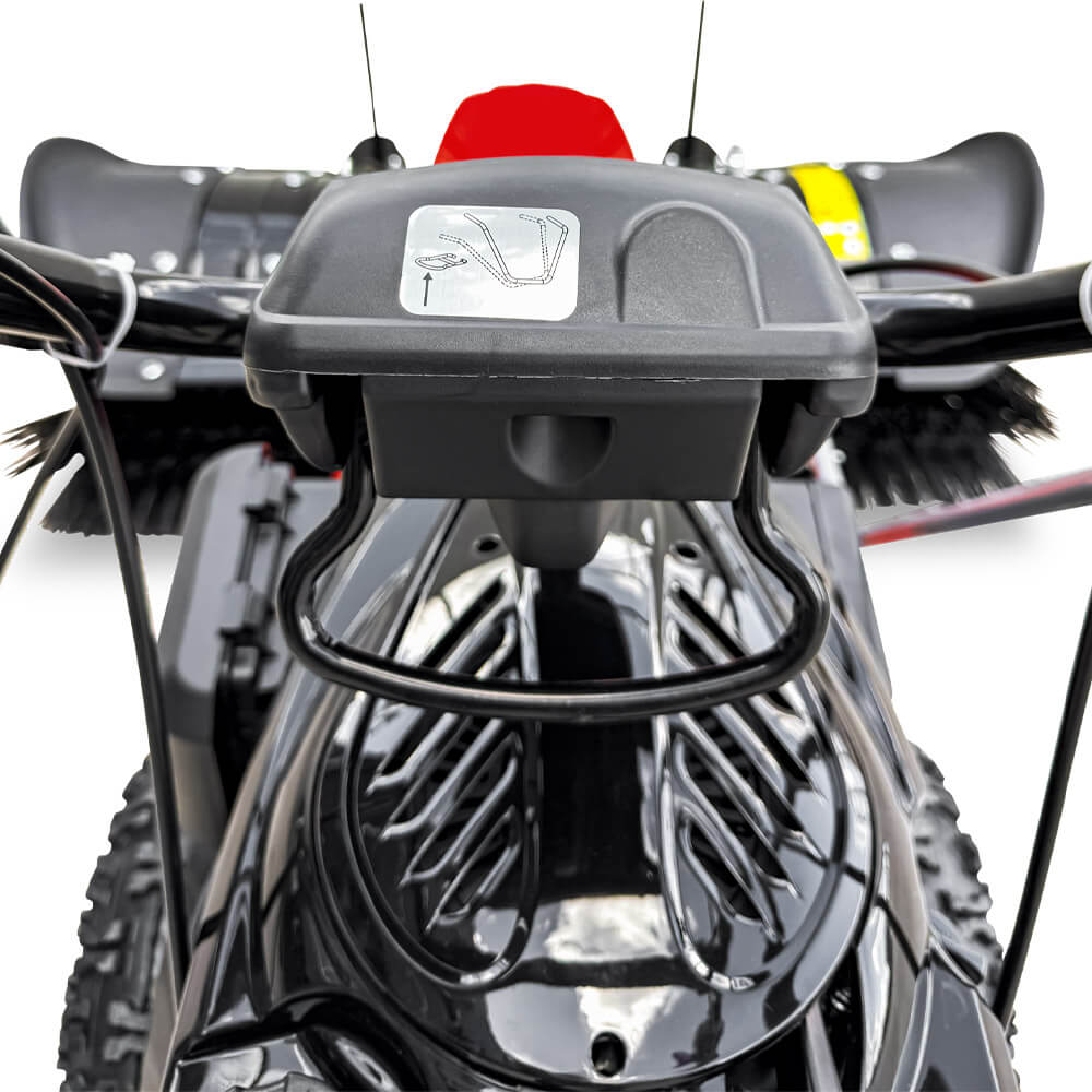 SCHORR RR1000KB Motorbesen inkl. Schneeschild und Auffangbehälter Kehrmaschine Benzin