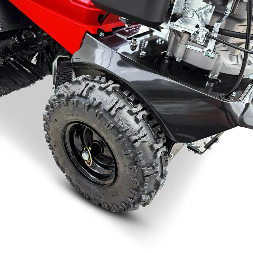 SCHORR RR1000KB Motorbesen inkl. Schneeschild und Auffangbehälter Kehrmaschine Benzin