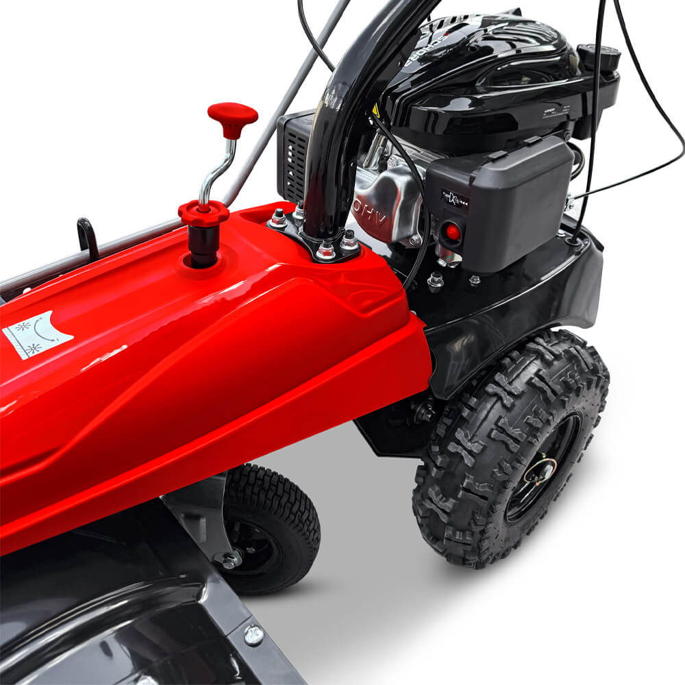 SCHORR RR1000KB Motorbesen inkl. Schneeschild und Auffangbehälter Kehrmaschine Benzin