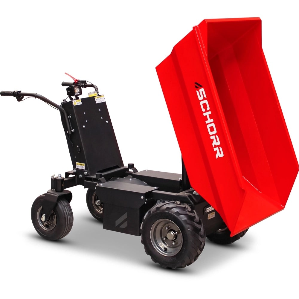 SCHORR Minidumper RR500DEHRA Mulde 500kg 48V Elektromotor 1000 Watt