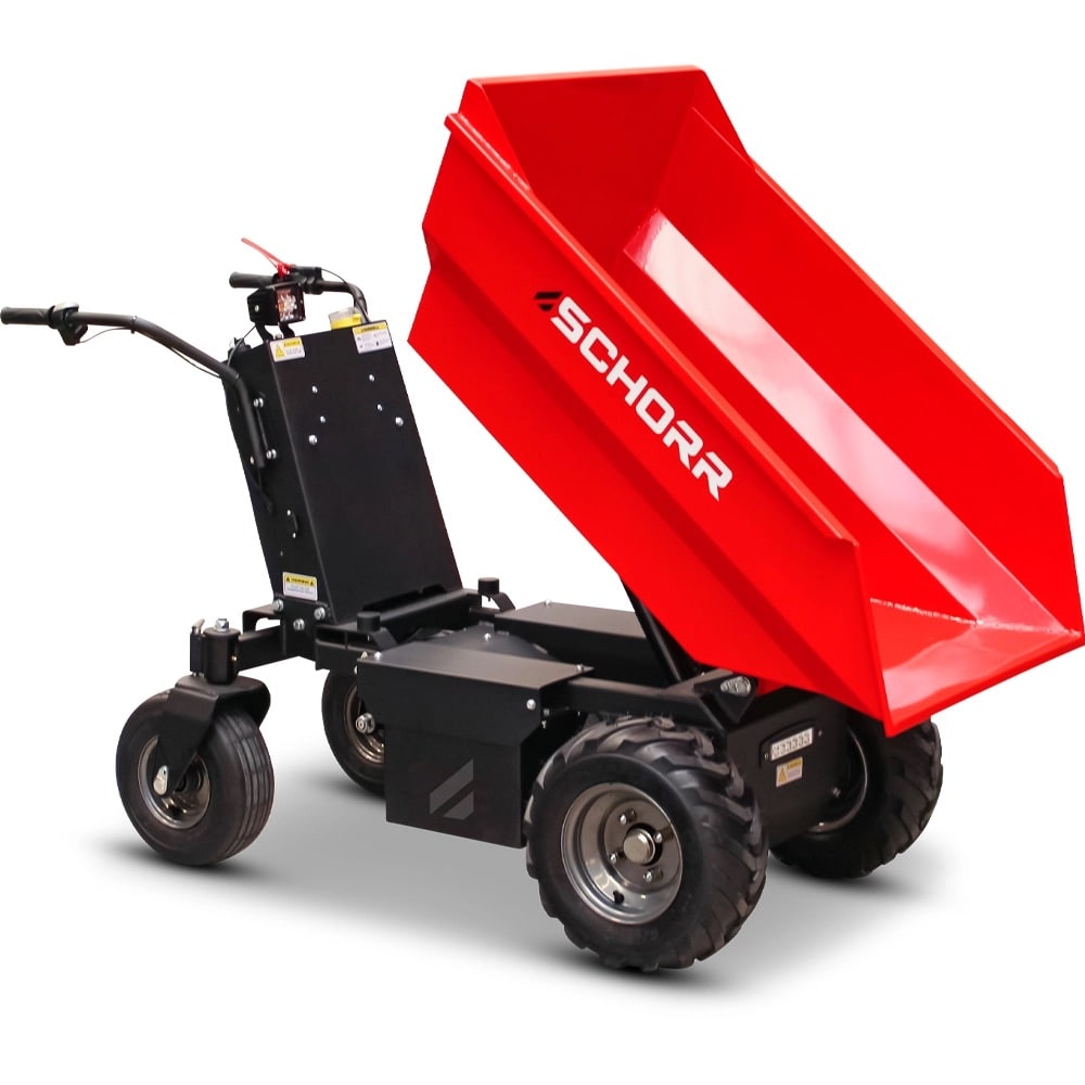 SCHORR Minidumper RR500DEHRA Mulde 500kg 48V Elektromotor 1000 Watt