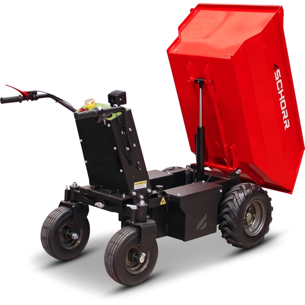 SCHORR Minidumper RR500DEHRA Mulde 500kg 48V Elektromotor 1000 Watt