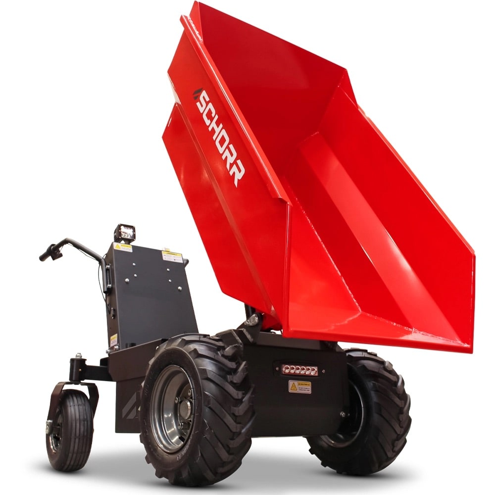 SCHORR Minidumper RR500DEHRA Mulde 500kg 48V Elektromotor 1000 Watt