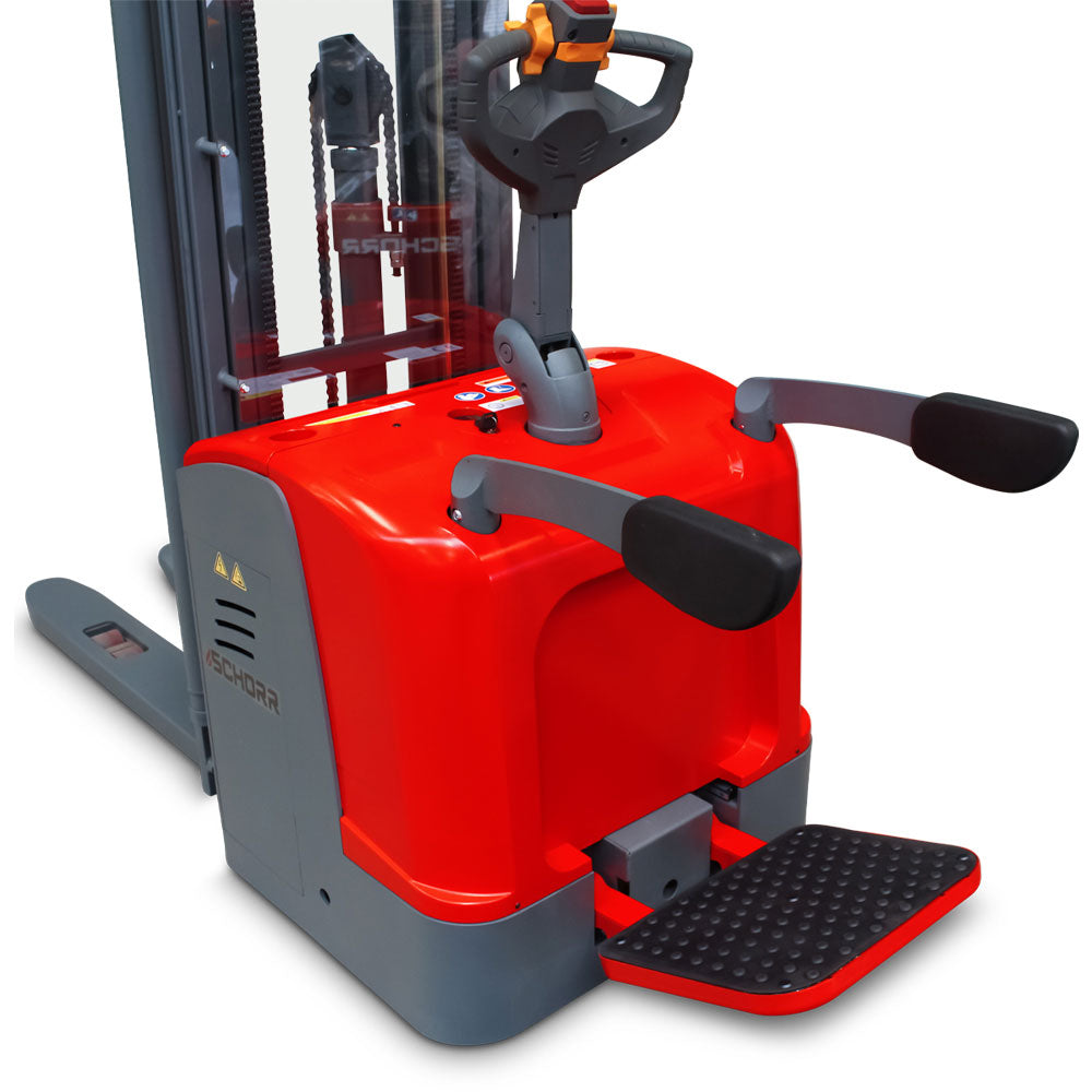 SCHORR Elektro Hochhubwagen Ultra 1500KG Freihub (5m - 5,6m Hubhöhe)
