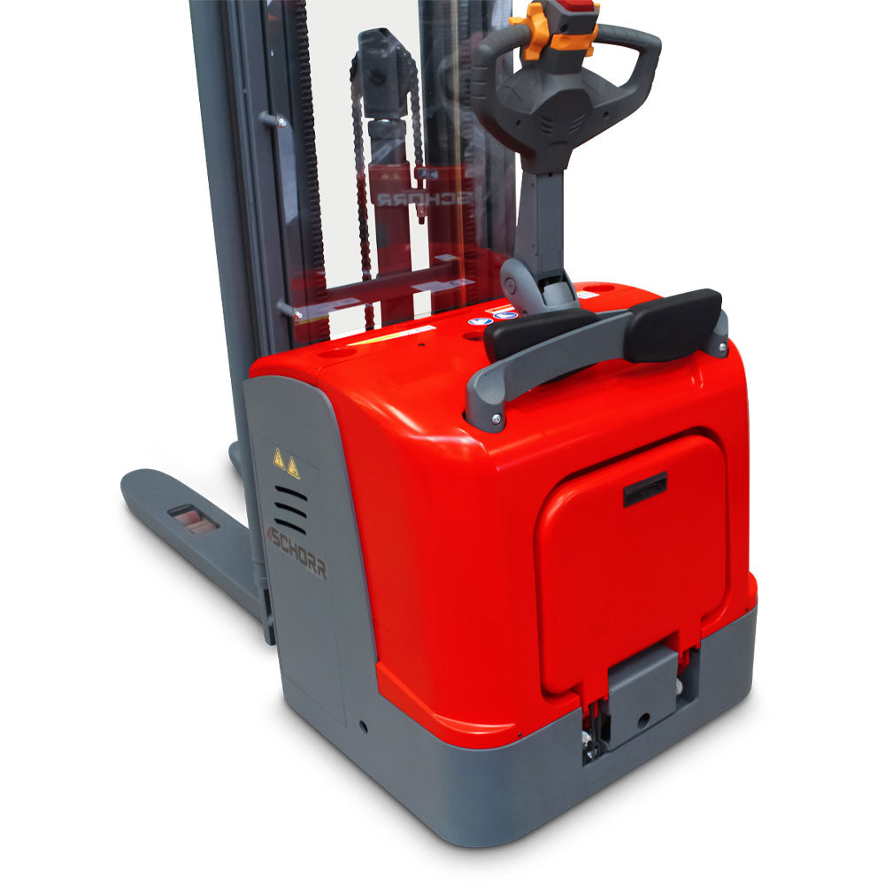 SCHORR Elektro Hochhubwagen Ultra 1500KG Freihub (5m - 5,6m Hubhöhe)