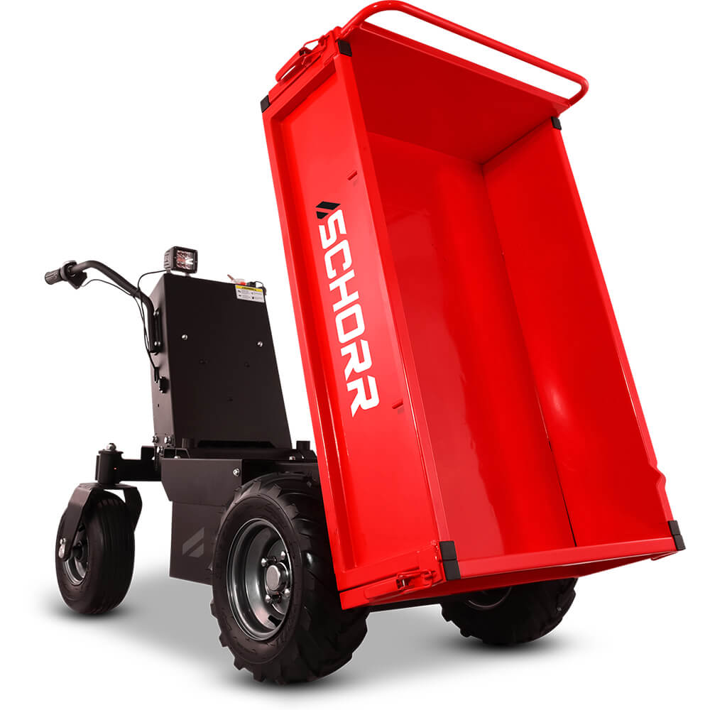 SCHORR Minidumper RR500DEHRB Kistenaufbau 500kg 48V Elektromotor 1000 Watt