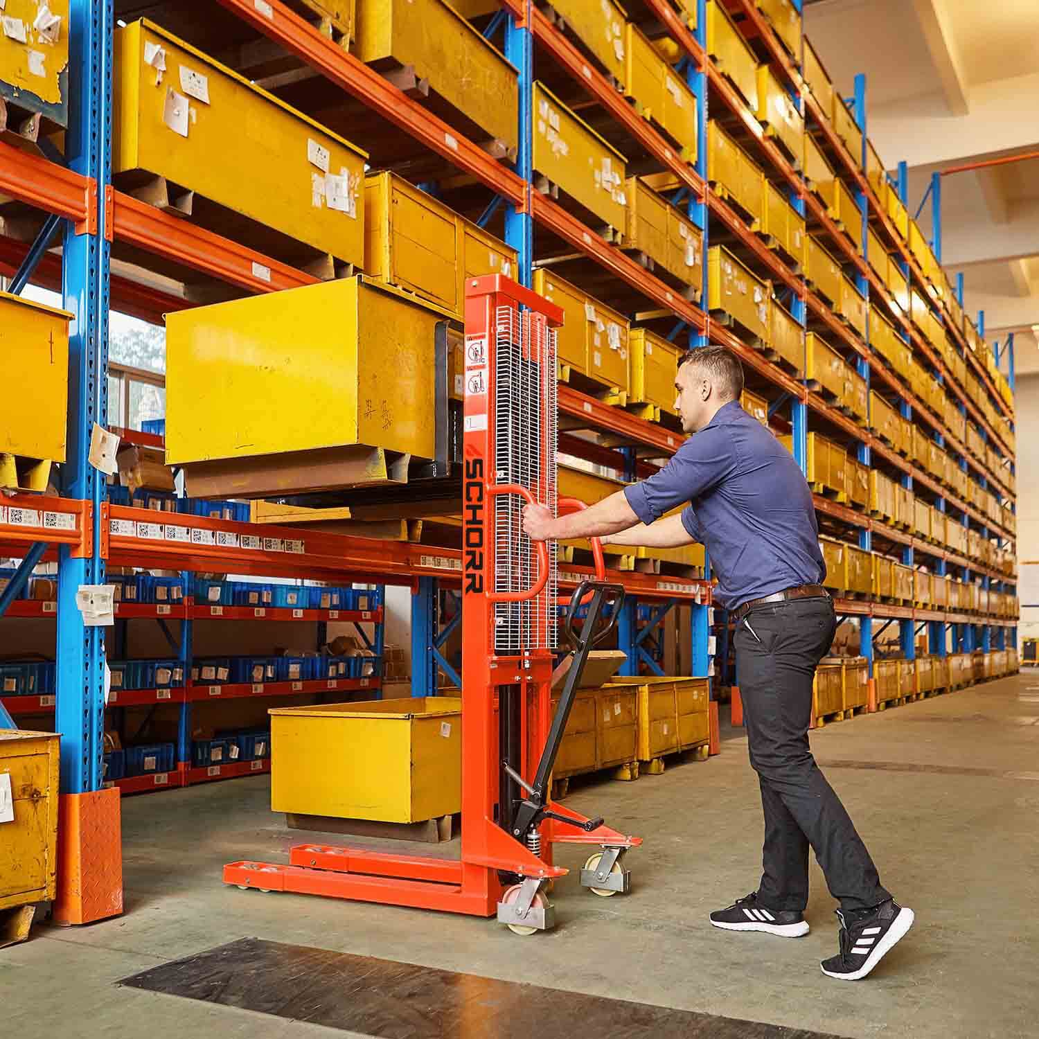 SCHORR Hochhubwagen manuell 1000KG