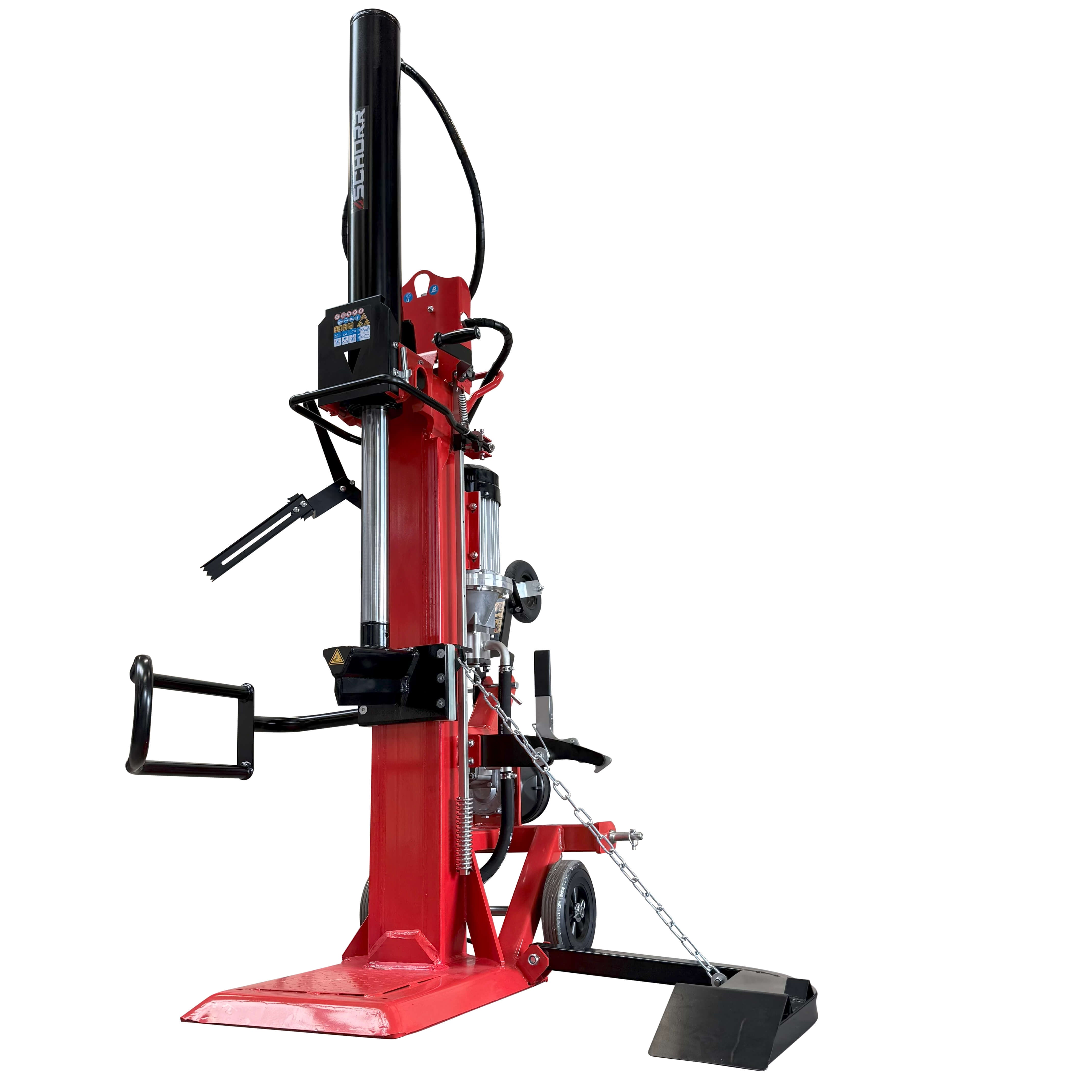 SCHORR Holzspalter 22t HS-22PE PRO Zapfwelle + Elektro 400V Spalter stehend inkl. Stammheber