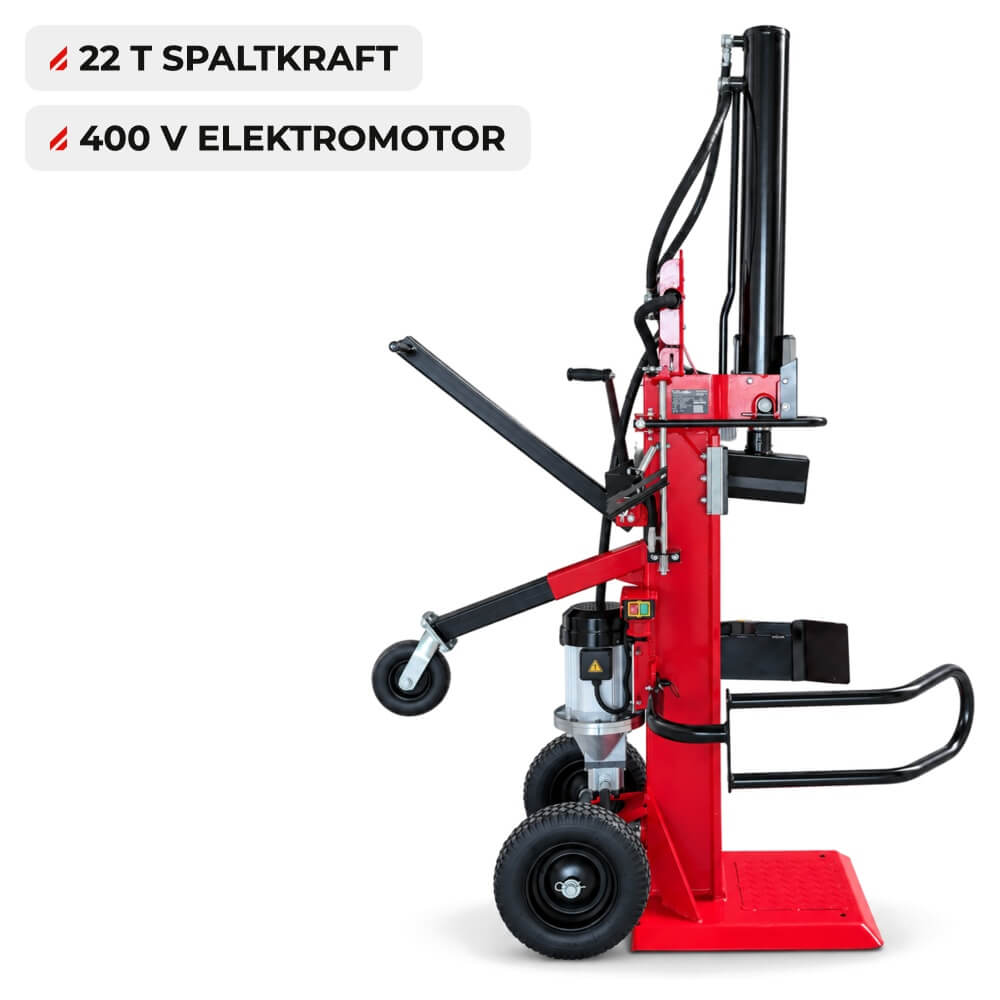 SCHORR Holzspalter 22t HS-22E PRO Elektro 400V Spalter stehend inkl. Stammheber