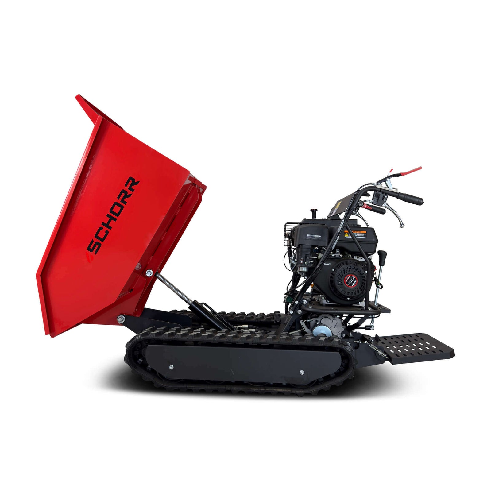 SCHORR Minidumper RR500DHKA 500kg mit Kipphydraulik und Mitfahrplattfo
