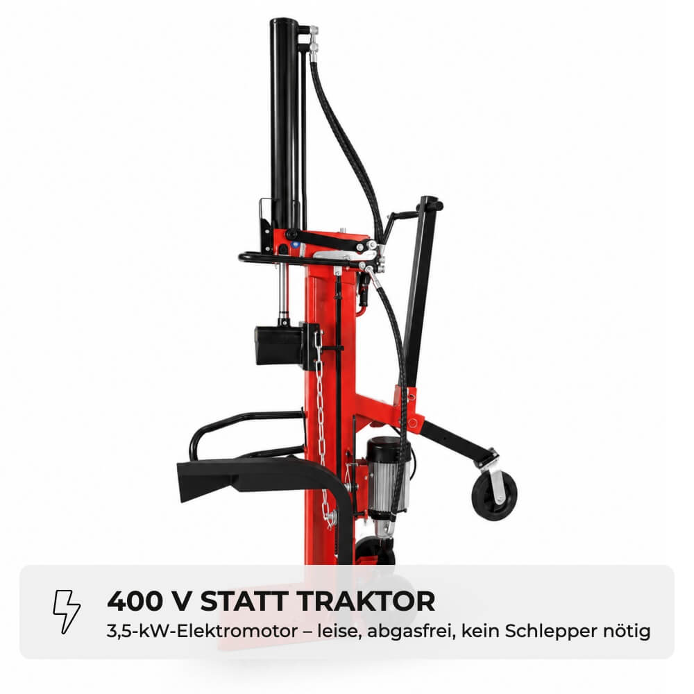 SCHORR Holzspalter 14t HS-14E PRO Elektro 400V Spalter stehend inkl. Stammheber
