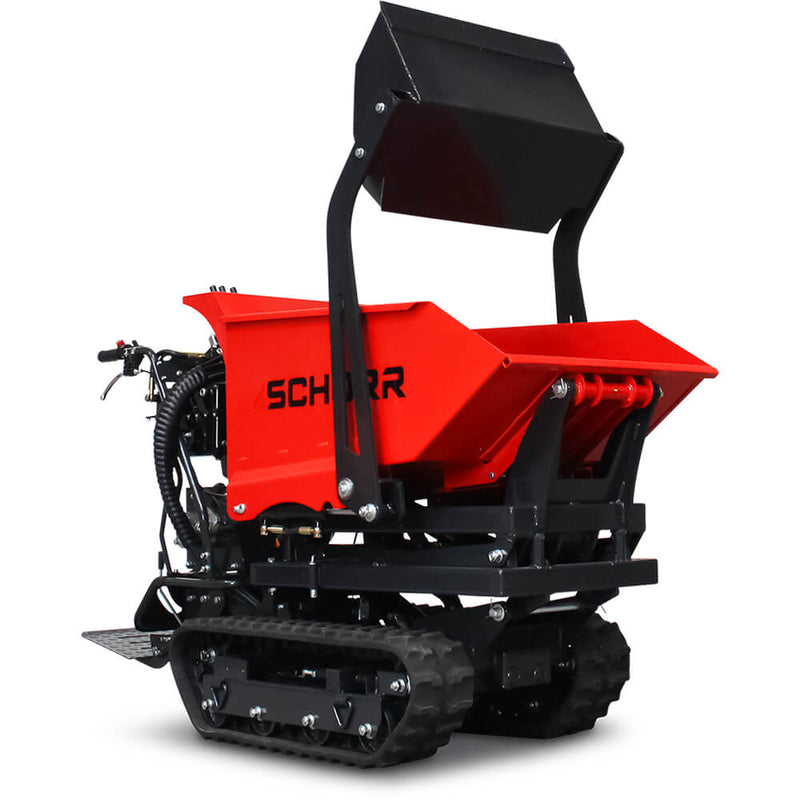 SCHORR Minidumper RR500DHKASH PRO [Selbstlader+Hochkipper] 500kg Raupendumper Mulde Hochkipper Schaufeldumper