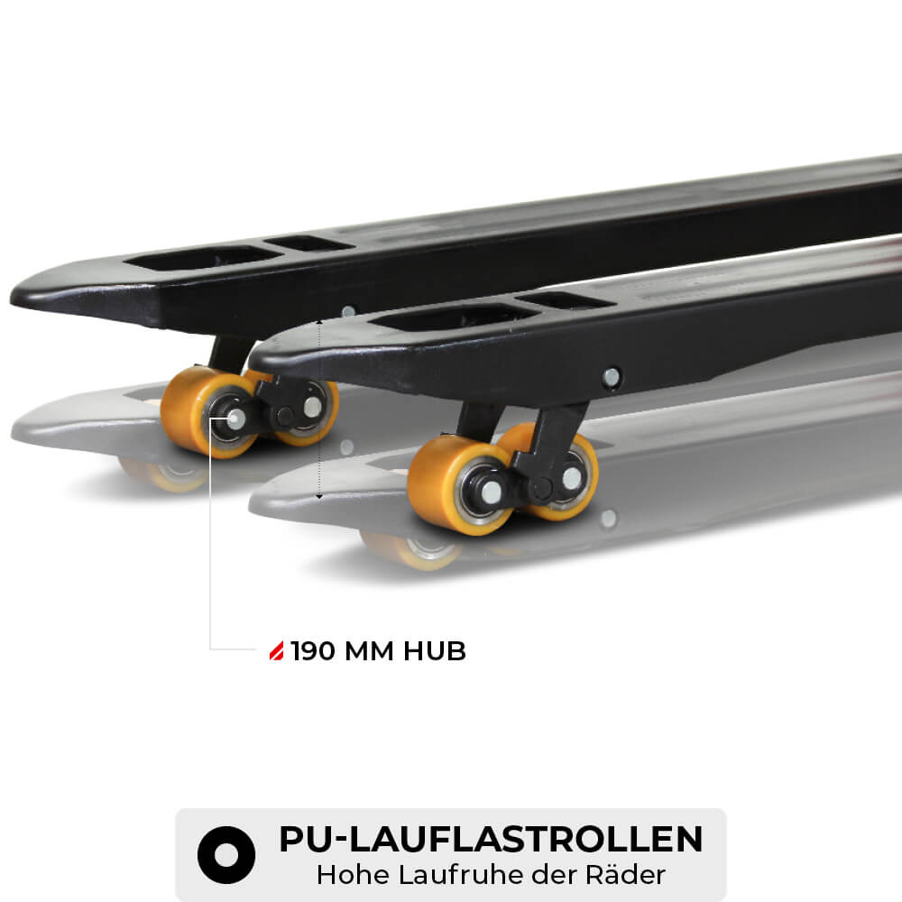 SCHORR Elektro Niederhubwagen RR15NHE3 1500kg mit Stützrädern