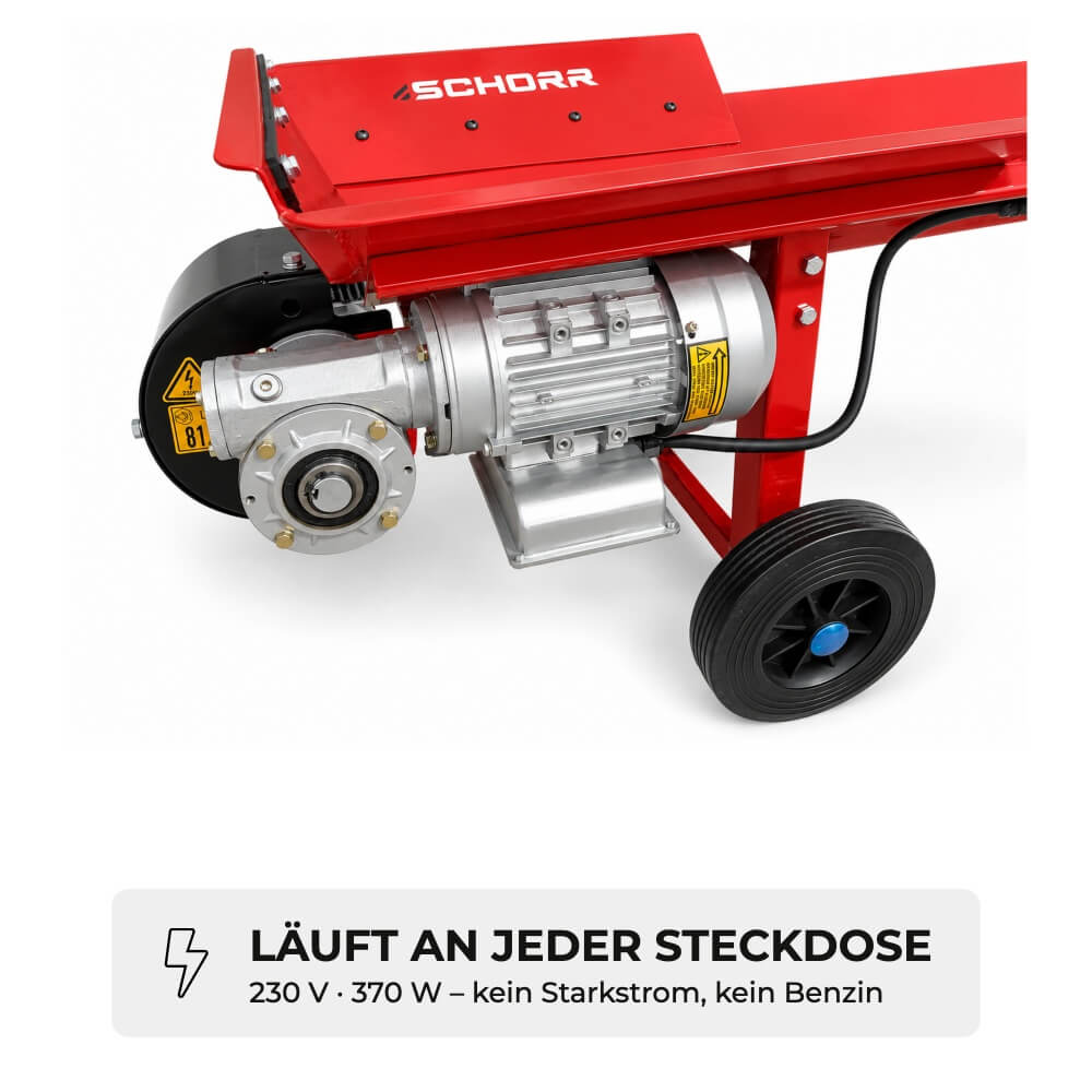 SCHORR Brennholz Förderband elektrisch Transportband 5m 230v