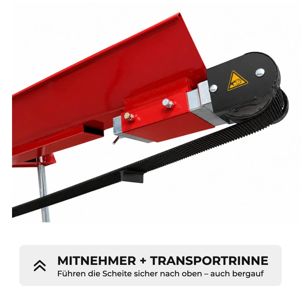 SCHORR Brennholz Förderband elektrisch Transportband 5m 230v