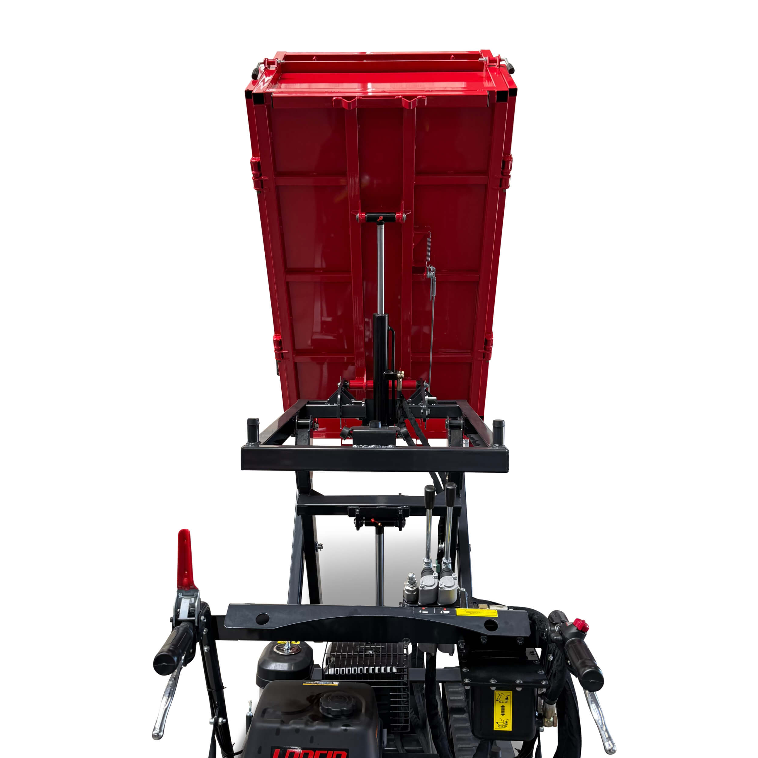 SCHORR Minidumper 1000kg RR1000DHKBH PRO [Hochkipper] PRO Raupendumper Flachmulde Benzindumper