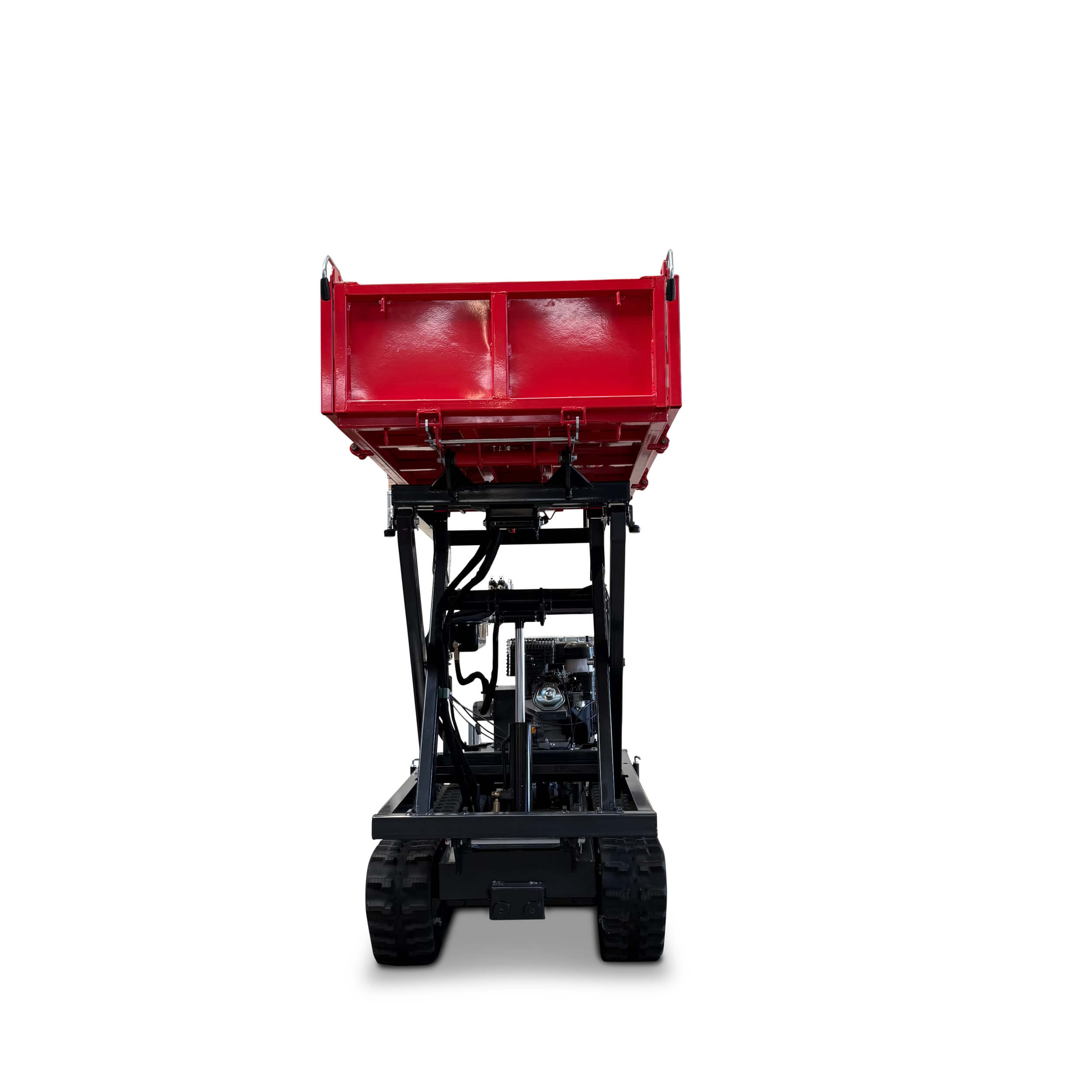 SCHORR Minidumper 1000kg RR1000DHKBH PRO [Hochkipper] PRO Raupendumper Flachmulde Benzindumper