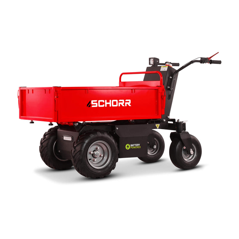 SCHORR Minidumper RR500DEHRB Kistenaufbau 500kg 48V Elektromotor 1000 Watt