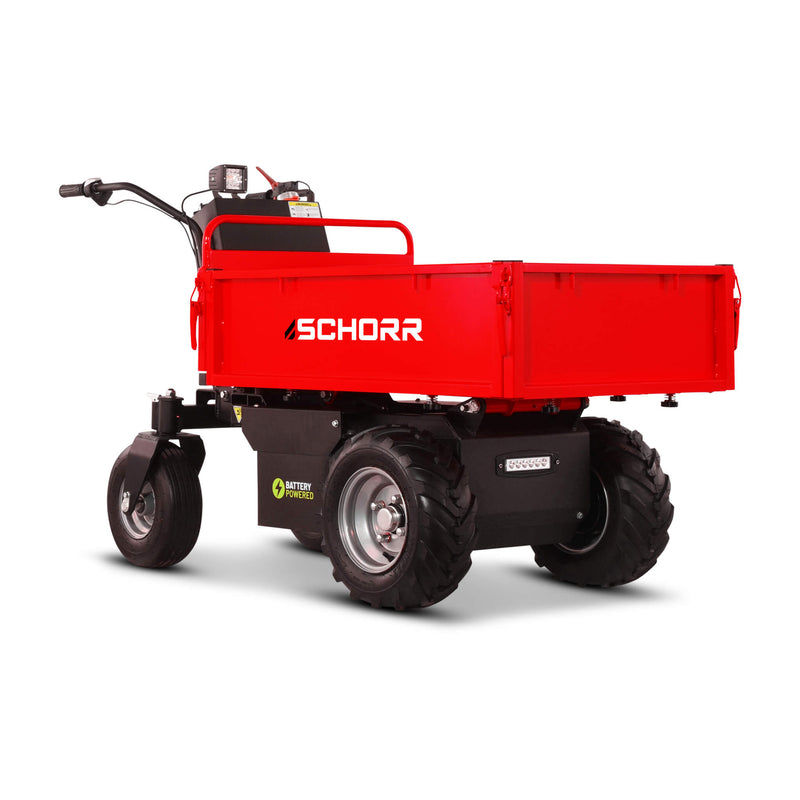 SCHORR Minidumper RR500DEHRB Kistenaufbau 500kg 48V Elektromotor 1000 Watt